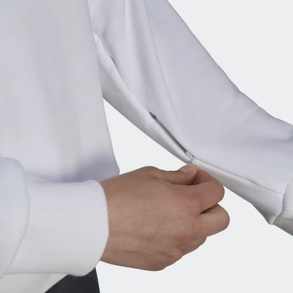 Adidas Hoodie Sportswear Future Icons - Weiß/Schwarz Damen 4 Adidas Hoodie Sportswear Future Icons - Weiß/Schwarz Damen – Bild 4