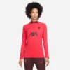 Nike Liverpool Trainingsshirt Dri-FIT Strike Drill - Rot/Burgund Damen