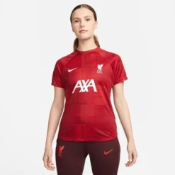 Nike Liverpool Training T-Shirt Dri-FIT Pre Match - Rot/Weiß Damen