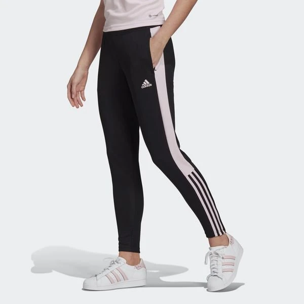 Adidas Trainingshose Essential Tiro - Schwarz/Pink Damen 2 Adidas Trainingshose Essential Tiro - Schwarz/Pink Damen – Bild 2
