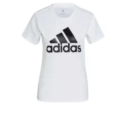 Adidas Originals Adidas T-Shirt Essentials Big Logo - Weiß/Schwarz Damen