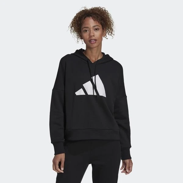 Adidas Hoodie Sportswear Future Icons - Schwarz Damen 2 Adidas Hoodie Sportswear Future Icons - Schwarz Damen – Bild 2