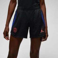 Nike Paris Saint-Germain Trainingsshorts Dri-FIT Strike Jordan X PSG - Schwarz Blau/Rot Damen