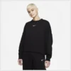 Nike Sportswear Collection Essentials Extragroßes Fleece-Rundhalsshirt Für Damen