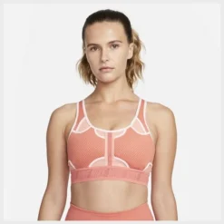 Nike Sport BH Dri-FIT ADV Swoosh - Orange Damen