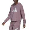 Adidas Hoodie Future Icons - Magic Mauve/Weiß Damen