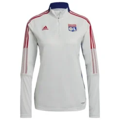 ADIDAS Lyon Trainingsshirt - Weiß/Blau/Rot Damen