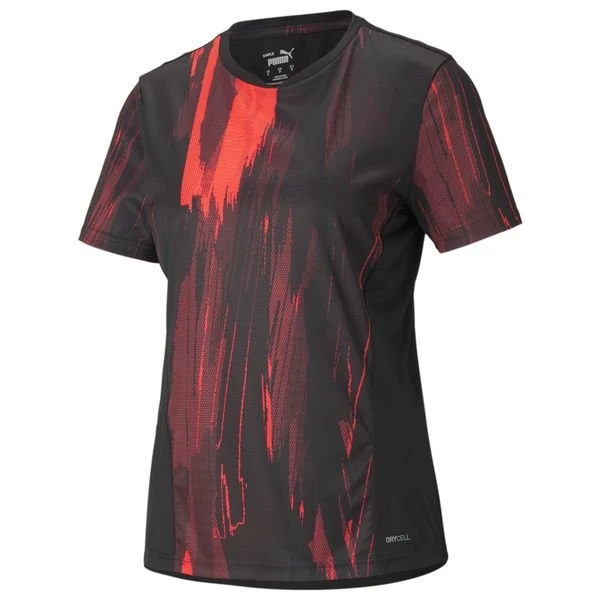 PUMA Training T-Shirt IndividualCUP - Schwarz/Rot Damen 1 PUMA Training T-Shirt IndividualCUP - Schwarz/Rot Damen