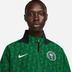 Nike Nigeria Trainingsjacke Dri-FIT Anthem Woven - Grün/Navy/Weiß Damen -Tentree shop cea5f1aaafe9