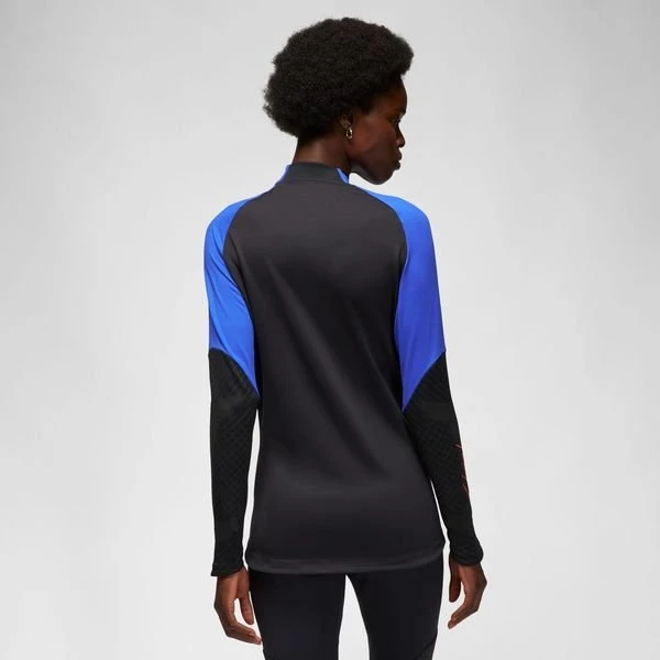 Nike Paris Saint-Germain Trainingsshirt Dri-FIT Drill Jordan X PSG - Schwarz/Blau/Rot Damen 2 Nike Paris Saint-Germain Trainingsshirt Dri-FIT Drill Jordan X PSG - Schwarz/Blau/Rot Damen – Bild 2