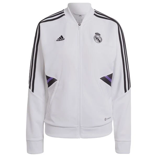 ADIDAS Real Madrid Trainingsjacke Condivo 22 - Weiß/Schwarz Damen 1 ADIDAS Real Madrid Trainingsjacke Condivo 22 - Weiß/Schwarz Damen