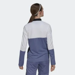 Adidas Track Jacke Tiro Blocking - Weiß/Violett Damen -Tentree shop d8b5ecefc40f