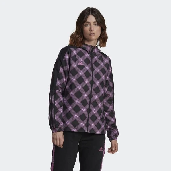 Adidas Windbreaker Winterized Tiro - Schwarz/Pink Damen 2 Adidas Windbreaker Winterized Tiro - Schwarz/Pink Damen – Bild 2