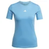 Adidas Training T-Shirt Techfit - Blau/Weiß Damen