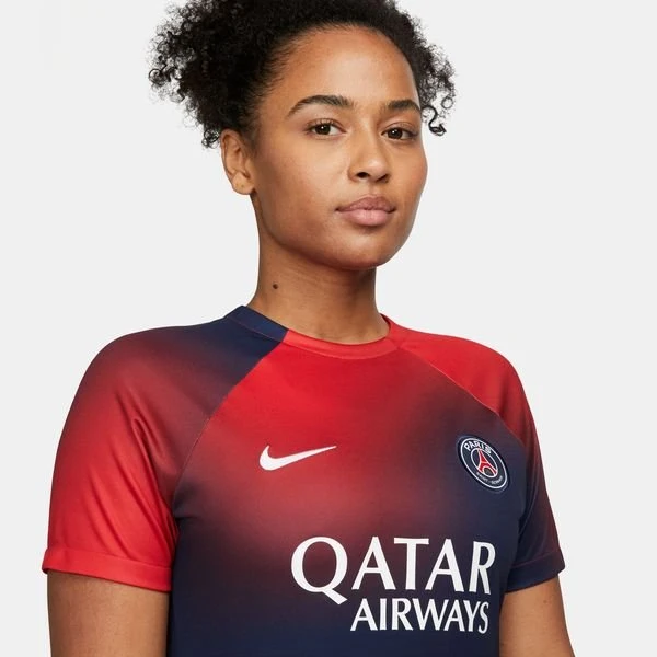 Nike Paris Saint-Germain Training T-Shirt Dri-FIT Pre Match - Navy/Rot/Weiß Damen 3 Nike Paris Saint-Germain Training T-Shirt Dri-FIT Pre Match - Navy/Rot/Weiß Damen – Bild 3