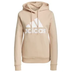 Adidas Originals Adidas Hoodie Essentials Loungewear Fleece - Beige/Weiß Damen