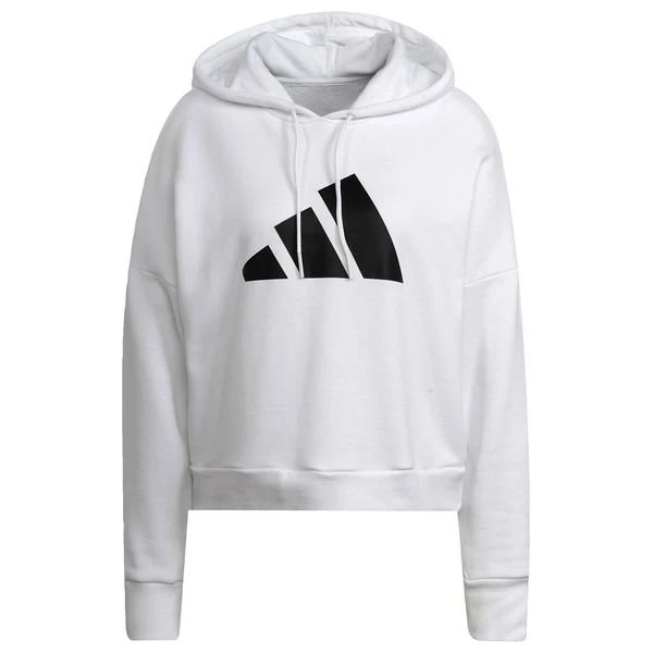 Adidas Hoodie Sportswear Future Icons - Weiß/Schwarz Damen 1 Adidas Hoodie Sportswear Future Icons - Weiß/Schwarz Damen
