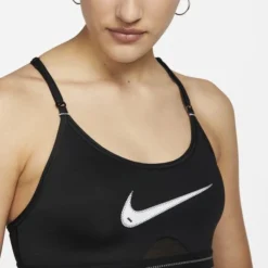 Nike Sport BH NSW Dri-FIT Indy - Schwarz/Weiß Damen -Tentree shop ed559c357853
