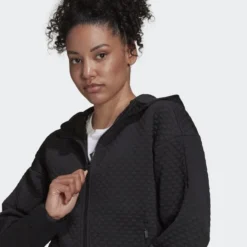 Adidas Hoodie Z.N.E. Full Zip - Schwarz Damen -Tentree shop efab05c92c6b