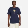 Nike Frankreich T-Shirt Crest - Navy Damen