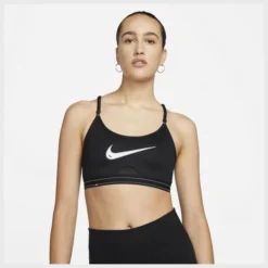 Nike Sport BH NSW Dri-FIT Indy - Schwarz/Weiß Damen