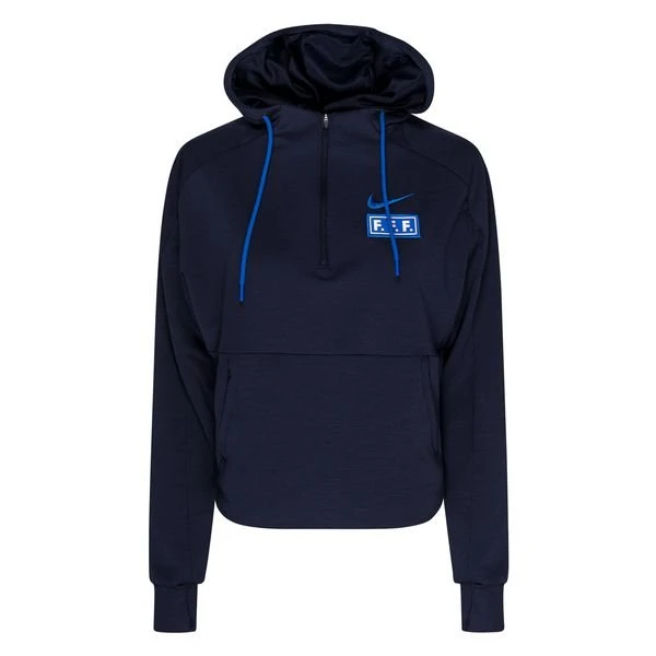 Nike Frankreich Hoodie Dri-FIT Travel Frauen EM 2022 - Blau/Blau Damen 1 Nike Frankreich Hoodie Dri-FIT Travel Frauen EM 2022 - Blau/Blau Damen