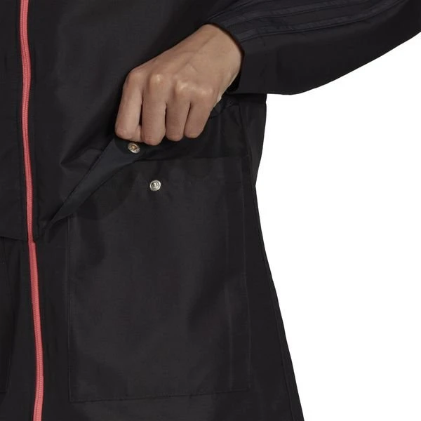 Adidas Jacke Tiro Parka - Schwarz/Pink Damen 3 Adidas Jacke Tiro Parka - Schwarz/Pink Damen – Bild 3
