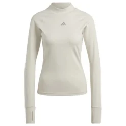 Adidas Trainingsshirt Techfit Aeroready Warm - Aluminium - Damen