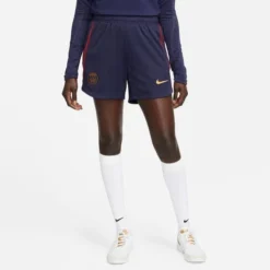 Nike Paris Saint-Germain Trainingsshorts Dri-FIT Strike - Blau/Bordeaux/Gold Suede Damen